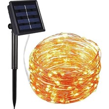 Brf Store Elivorasell Ally Mobile Solar Güneş Enerjili Dış Bahçe Aydınlatma Su Geçirmez LED 10M Sarı