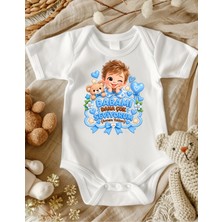 Lupi Babamı Çok Seviyorum Yazılı Bebek Zıbın