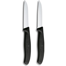Victorinox 6.7493.2 Swiss Classic 2li Soyma Bıçağı Set, Siyah