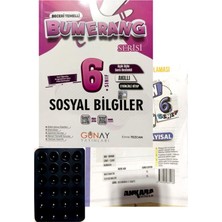 Günay Yayınları 6.sınıf Bumerang Sosyal Bilgiler Defter Kitap+Ankara Yayınları Deneme+Vantuz