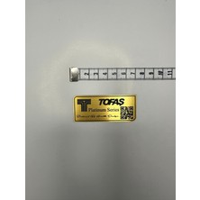 Mottomor Araç Tofaş Kazıma Arma Altın Renk 7X3CM Çok Amaçlı