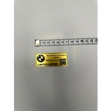 Mottomor Oto Bmw Limited Edition Kazıma Arma Altın Renk 7X3CM Çok Amaçlı