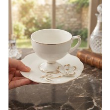 Acar Felıcıty 6 Kişilik Porselen Fincan Set White