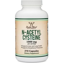 Double Wood N-Acetyl L-Cysteine 1000MG  210 Capsul.abd Menşei.
