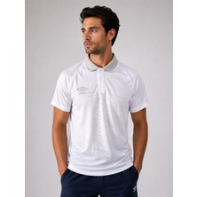 Umbro Vectör Kamp Erkek Beyaz Polyester Polo Yaka Spor Tişört TF0614