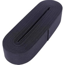 Siyah - 4cm Paça Lastik Yassı Geniş 10MT. BX40