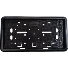 Çerçeveli Motosiklet Plakalık Plaka Altlığı Siyah 26X17CM 1 Adet