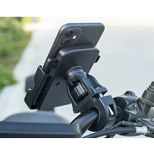Resolut Motosiklet Bisiklet Telefon Tutucu Gidon Bağlantılı 4-7 Inç Uyumlu