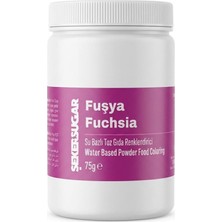 Şeker & Sugar Fuşya Su Bazlı Toz Gıda Boyası 75 G