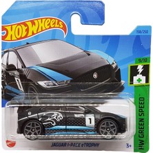 Jaguar I-Pace Etrophy - Hw Green Speed 9/10 - HKH60 - Short Card - Siyah - Mattel 2023