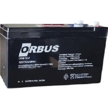 Orbus 12V 7AH Amper Agm Jel Orbus Akü Ebatlar: 150X65X90MM