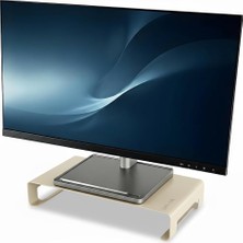 Prexua Riser Masaüstü Monitör Standı - Monitör Yükseltici (Gold, Medium)