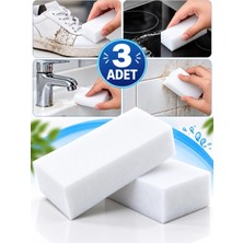 3b Trend 3 Adet Sihirli Temizlik Süngeri Çok Amaçlı Leke Çıkarıcı Sünger – Mutfak Banyo Temizliği