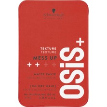 Schwarzkopf Osis+ Mess Up Texture Matte Paste Mat Saç Şekillendirici Gum 100 ml