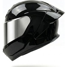 Caberg Motosiklet Kaskı Full Face Roxter Black Iridium Ayna ve Şeffaf Vizörlü Motorcu Kask