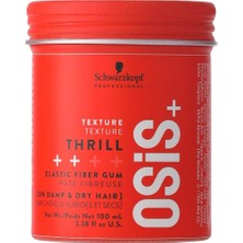 Schwarzkopf Osis+ Texture Thrill Elastic Fiber Lifli Saç Şekillendirici Gum 100 ml
