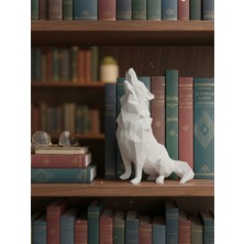 Toynetic Uluyan Kurt – Modern Low-Poly Dekoratif Figür
