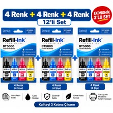 Bionet Teknik Brother MFC-T800W Uyumlu BT5000 Muadil 4 Renk Mürekkep Seti 3'lü Paket