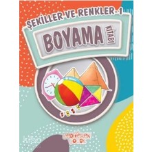 Yediveren Çocuk Şekiller ve Renkler 1 Boyama Kitabı