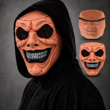 Magicool Siyah Ağız ve Beyaz Diş Detaylı File Gözlü Maske