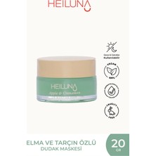 Heiluna Elma ve Tarçın Özlü Gece Dudak Maskesi 20G | E Vitamini, Shea Yağı Besleyici Bakım