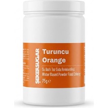 Şeker & Sugar Turuncu Su Bazlı Toz Gıda Boyası 75 G