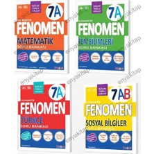 Fenomen Yayıncılık 7 A Matematik Fenbilimleri Türkçe Sosyalbilgiler Soru Bankası 4 Lü Set
