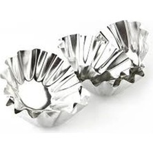 Metal Küçük 6 Parça  Kek Kapsülü BX40