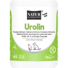 Natur Ürolin Twistoff Yeni 45 Kapsül Kedi ve Köpek Idrar Yolu & Mesane Destek Takviyesi (Cranberry, D-Mannose & Gag)