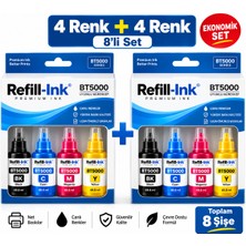 Bionet Teknik Brother MFC-T920DW Uyumlu BT5000 Muadil 4 Renk Mürekkep Seti 2'li Paket