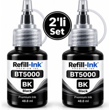 Bionet Teknik Brother DCP-T825DW Uyumlu BT5000 Muadil Siyah Mürekkep 2'li Paket
