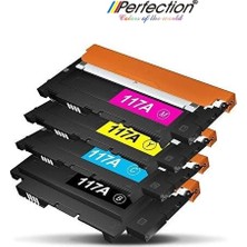 Perfection Hp Uyumlu Color Laser Mfp 178NW/MFP179FNW 117A Sıfır Muadil Toner Takım 4 Renk