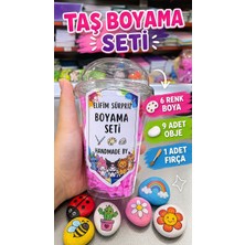 Elifim Avm Eğitici Kendin Yap Alçı Figür Boyama Seti – 6 Renk Akrilik Boyalı Çocuk Sanat Kitı 🖌️✨