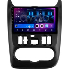 Navio Dacia Logan Android Siyah Multimedya Sistemi (2009-2013) Carplay Multimedya Sistemi 8+128 GB Pro P-156