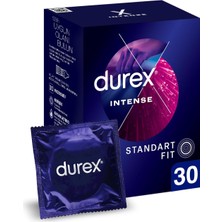 Brf Store Nerimu Durex Intense 30'lı Uyarıcı Jelli ve Tırtıklı Prezervatif