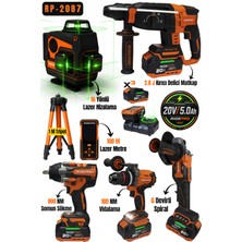 Ridepro 4’lü Set 800 Nm’li + 3’lü Set 16 Yönlü Lazer ve Lazer M