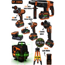 Ridepro 4’lü Set 350 Nm’li + 3’lü Set 16 Yönlü Lazer ve Lazer M