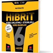 Hız Yayınları 6. Sınıf Hibrit Matematik Soru Bankası-Bağlam Temelli Sorular ve Güncel Müftedat