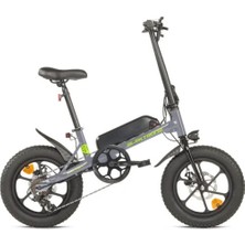 Elektrone Minivolt 16'katlanır 7 Vites Md Elektrikli Bisiklet Nardo Gri Neon Sarı