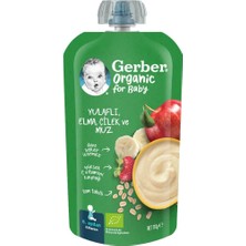 Brf Store Nerimu Gerber Organic Yulaflı Elma, Çilek ve Muz Püre 110G​