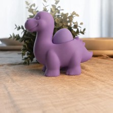 Brf Store Nerimu Dinozor Yumurtalık – 3D Baskı Sevimli Eggosaurus Yumurta Tutucu-Mor