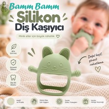 Bamm Bamm Bebek Diş Kaşıyıcı Silikon Premium Gıda Sınıfı