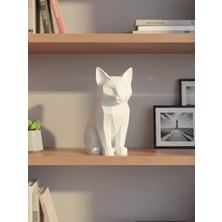 Toynetic Modern Siyah Kedi – Low-Poly Dekoratif Figür Dekoratif Obje & Biblo