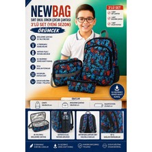 Newbag Örümcek Erkek Çocuk Sırt Ilkokul Çantası-3'lü Set (Yeni Sezon)