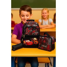 Newbag Şimşek Erkek Çocuk Sırt Ilkokul Çantası-3'lü Set
