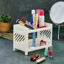 Brf Store Shopandenjoy Tuffex 2 Katlı Makyaj Malzeme Düzenleyici Organizer Masa Düzenleyici Organizer Banyo Or