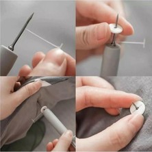 Brf Store Shopandenjoy Yorgan Kılıfı ve Çarşaf Tutucu Sabitleyici Düğme Seti Nevresim Klips Takımı