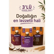 Quokka Organik Kurabiye Deneme Paketi -Tarçınlı, Dutlu, Keçiboynuzlu Kurabiyeler 55 gr Atıştırmalık Paketi- 3ADET (3 Çeşit)
