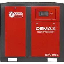 Demax Invertörlü Vidalı Hava Kompresörü 30 Hp (Tek Makine)