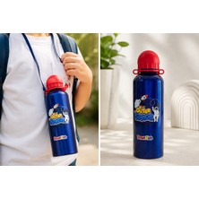 Elifim Avm Smart Kids Temalı Alüminyum Çocuk Matarası (500 Ml)